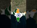 What If Pakistan Attacks India? States Most at Risk Explained with Map Animation😱 #map #shorts