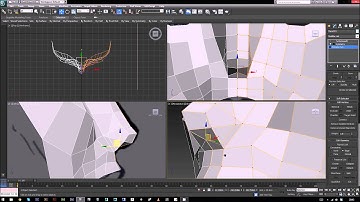 3D Face Modeling 07 - Modeling the nostrils
