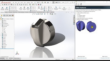 SolidWorks : Fillet Features : 4.1