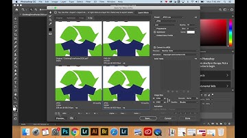 How to Save For Web in Photoshop CC