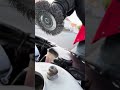 Quick and easy clean of bolts on the front strut. #330ci #e46 #rustprevention #carmaintainance