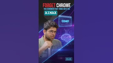 Forget Google Chrome — This AI Browser Actually Works With You #shorts #ai