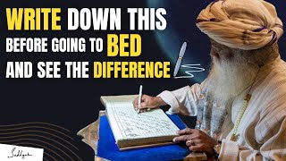 😲Tonight Before Sleep Must Write Down This Thing On Note And See The Difference💯 | Sadhguru screenshot 4