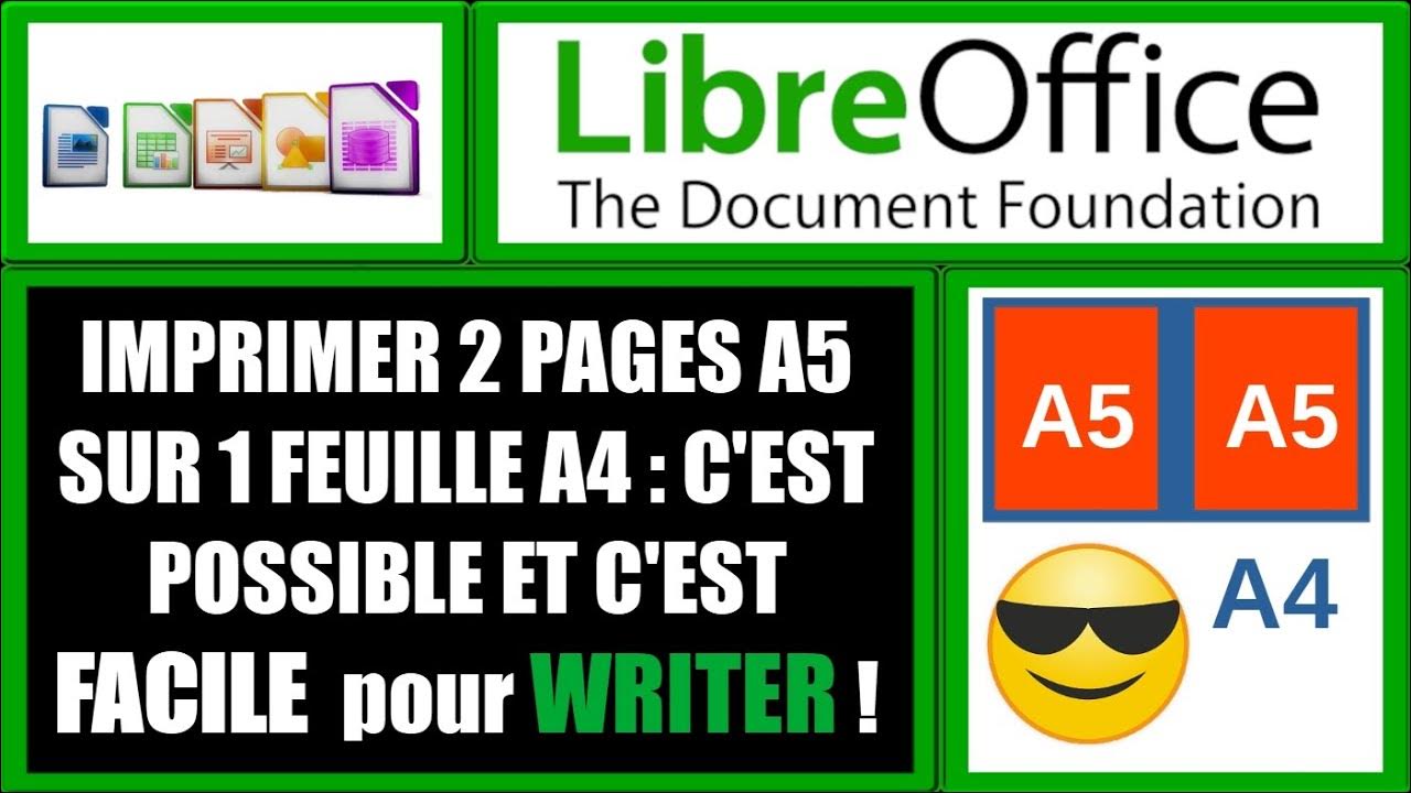 Imprimer deux petites pages A5 semblables sur une même feuille A4 avec LibreOffice 7 3 2 Writer