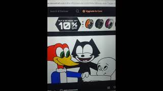 Felix The Cat Woody Woodpecker And Casper The Friendy Ghost