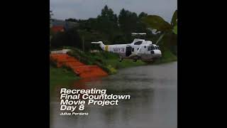 Recreating Final Countdown Movie in 1/48 Project : Shooting Day 8