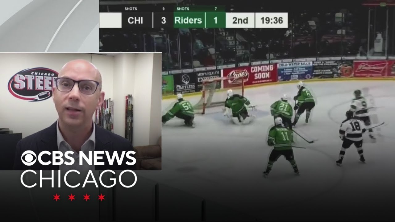 Chicago Steel hockey returns to Chicago for home opener - YouTube