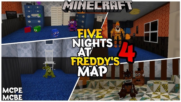 Five Nights at Freddy's Minecraft BEDROCK Map v0.1.2 - user_NULL 