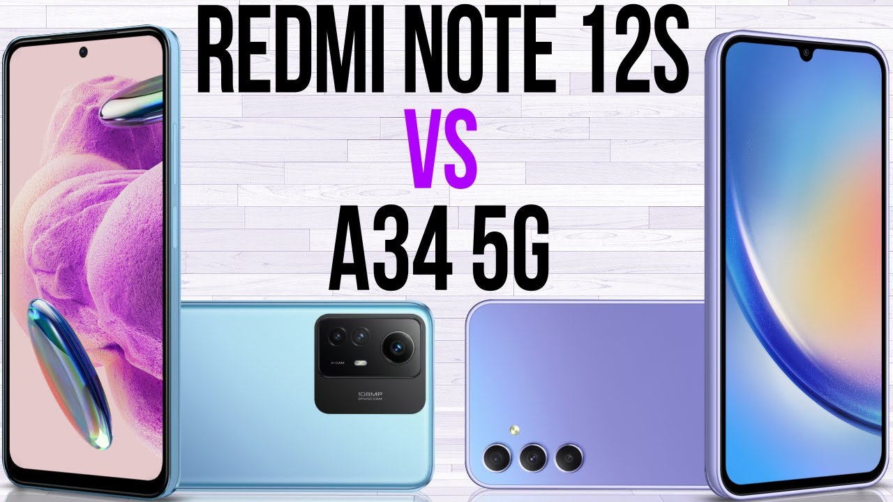 Os favoritos! Redmi NOTE 12S vs GALAXY A34 - Qual melhor para 2024?  Comparativo 