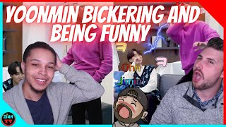 YOONMIN BICKERING AND BEING FUNNY - REACTION!