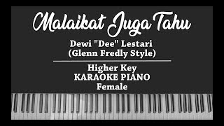 Malaikat Juga Tahu (FEMALE KARAOKE PIANO COVER) Dewi 'Dee' Lestari (Glenn Fredly Style)