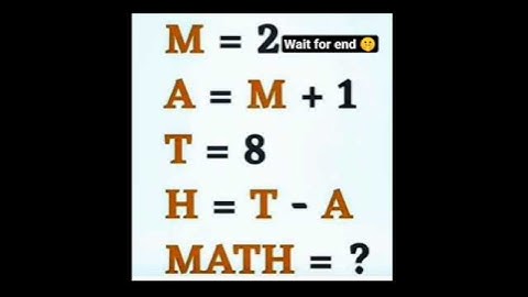 🔥 Viral MATH Puzzle | Only Genius Can Solve | MATH = ? | Brain Teaser 2025 #trending #education #