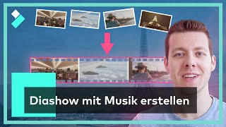 Bilder Video: Diashow mit Musik selber erstellen | Filmora X Showcase screenshot 2