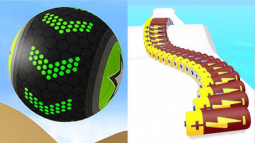 Going Balls VS Battery Run Android iOS Gameplay (Level 471-475)