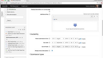 Moodle - Completion Tracking