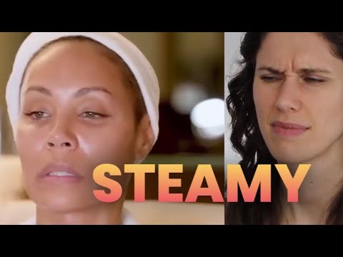 Jada Pinkett Smith의 🥵 STEAMY 🥵 Skincare 루틴 | 에스테티션 반응