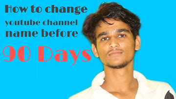 How to Change Youtube Channel name before 90 Days / Technical City