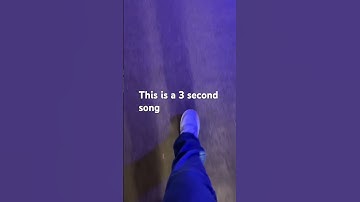 This is a 3 second song 🎵