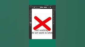 Fix Adobe Illustrator artwork white overprint  problems । #Illustrator #workspace #white  #artwork