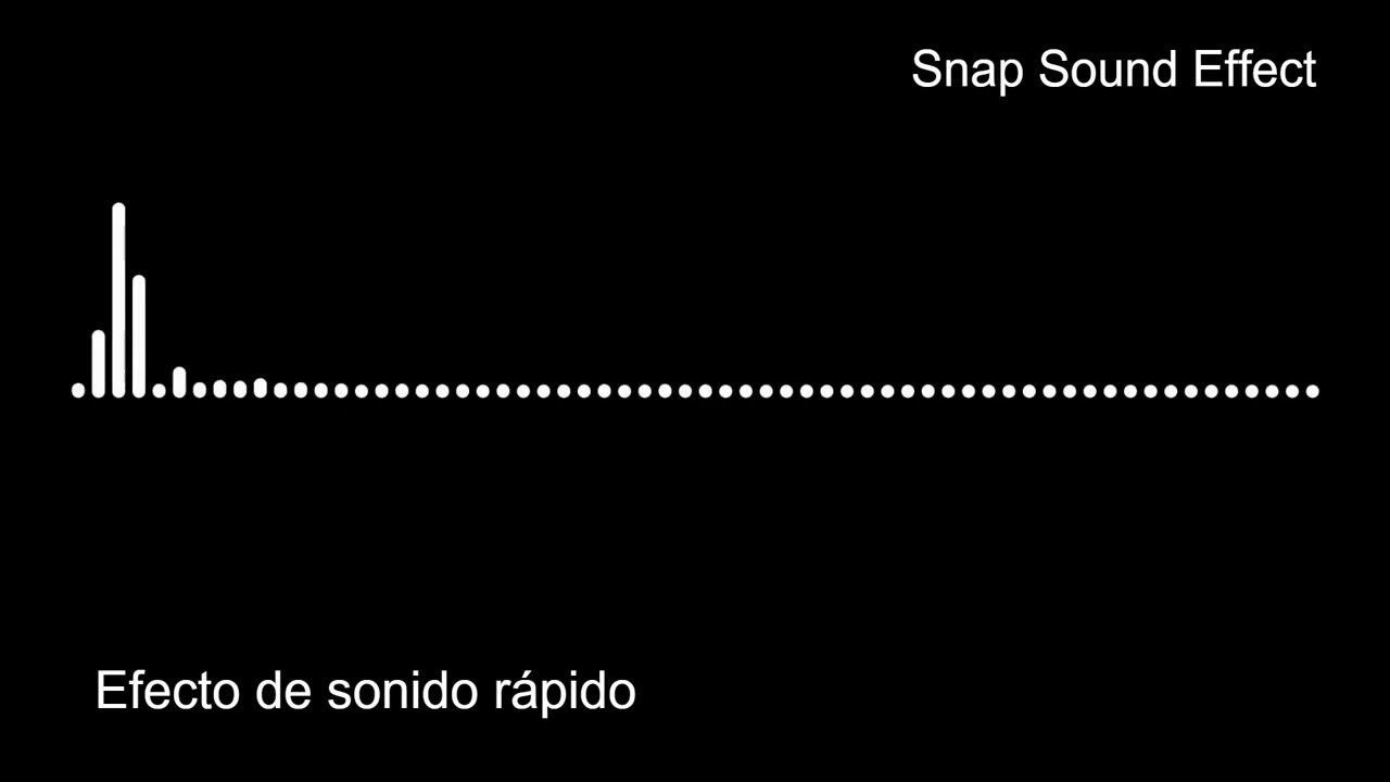 Snap Sound Effect YouTube