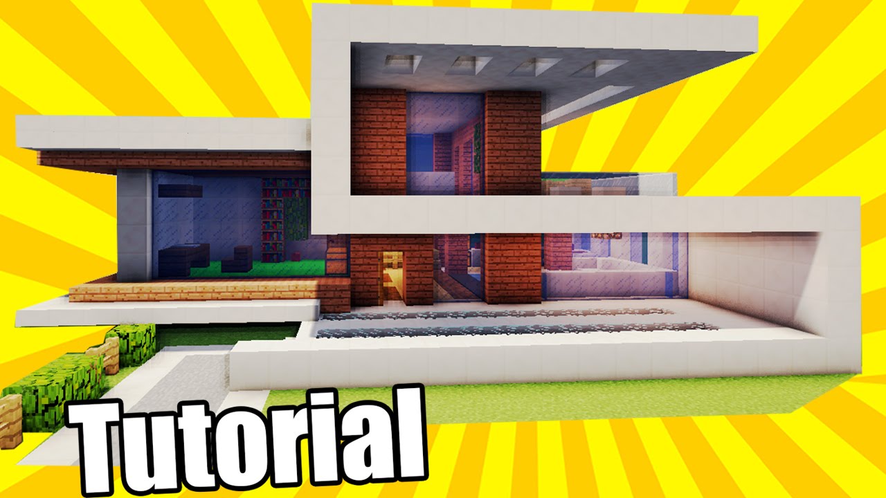 Minecraft How To Build A Simple Easy Modern House Interior Tutorial