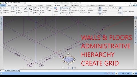 [E3D 2.1]_WALLS &  FLOOR_ADMINISTRATIVE HIERARCHY/CREATE GRID