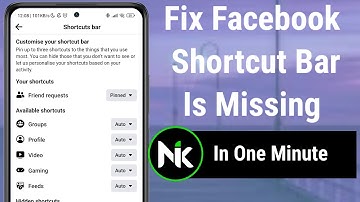 Fix Facebook Friends Shortcut Bar Is Missing 2024