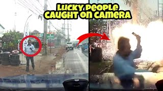 Miniatura de vídeo de "MOMENTS YOU WON'T BELIEVE WERE CAUGHT ON CAMERA!|lucky people"