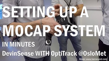 Installation of a 3D motion camera capture system in minutes...