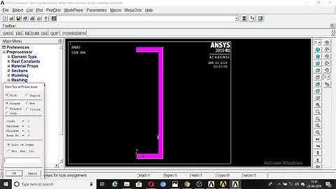 analysis of Axis symmetric element