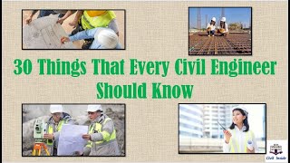 30 Things That Every Civil Engineer Should Know | Civil Inside |
