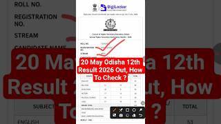 Odisha 12th Result 2026 Kemiti Dekhiba ? How To Check Plus 2 Result 2026 Odisha