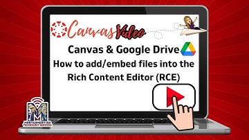Canvas: Adding Google Drive Files