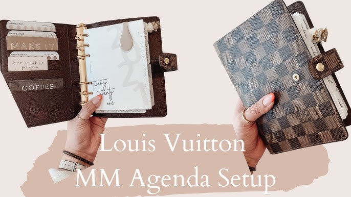 How to start Cash Stuffing, sinking funds, Louis Vuitton Agenda MM Review 