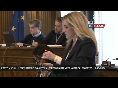 PORTO VIVO: GLI 11 EMENDAMENTI CONCESSI AL CENTROSINISTRA PER VARARE IL PROGETTO | 10/10/2024