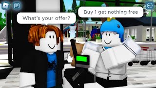 GROCERY STORE - Roblox Brookhaven 🏡RP Funny Moments