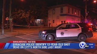 12-year-old killed in Syracuse shooting