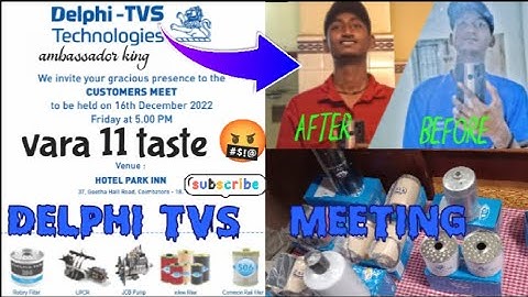 Delphi TVS meeting(tamil)#tvs #sds@tirupur_sakthi_Diesel_service  @delphitvsoragadam-chennai5578