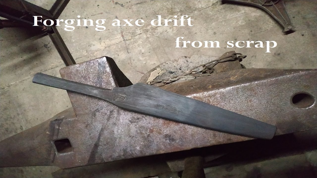 Blacksmithing an axe drift YouTube