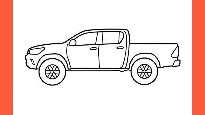 Falcon Art Drawings Br🇧🇷 on X: Como desenhar HILUX Rebaixada.:   via @  / X