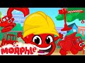 Morphle Loves Building! Morphle Shorts (+1 hour My Magic pet Morphle kids vehicle compilation)