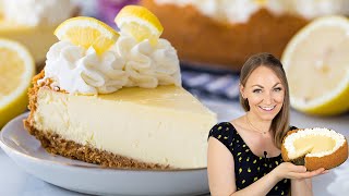 A Naturally Tart, Sunny Lemon Cheesecake