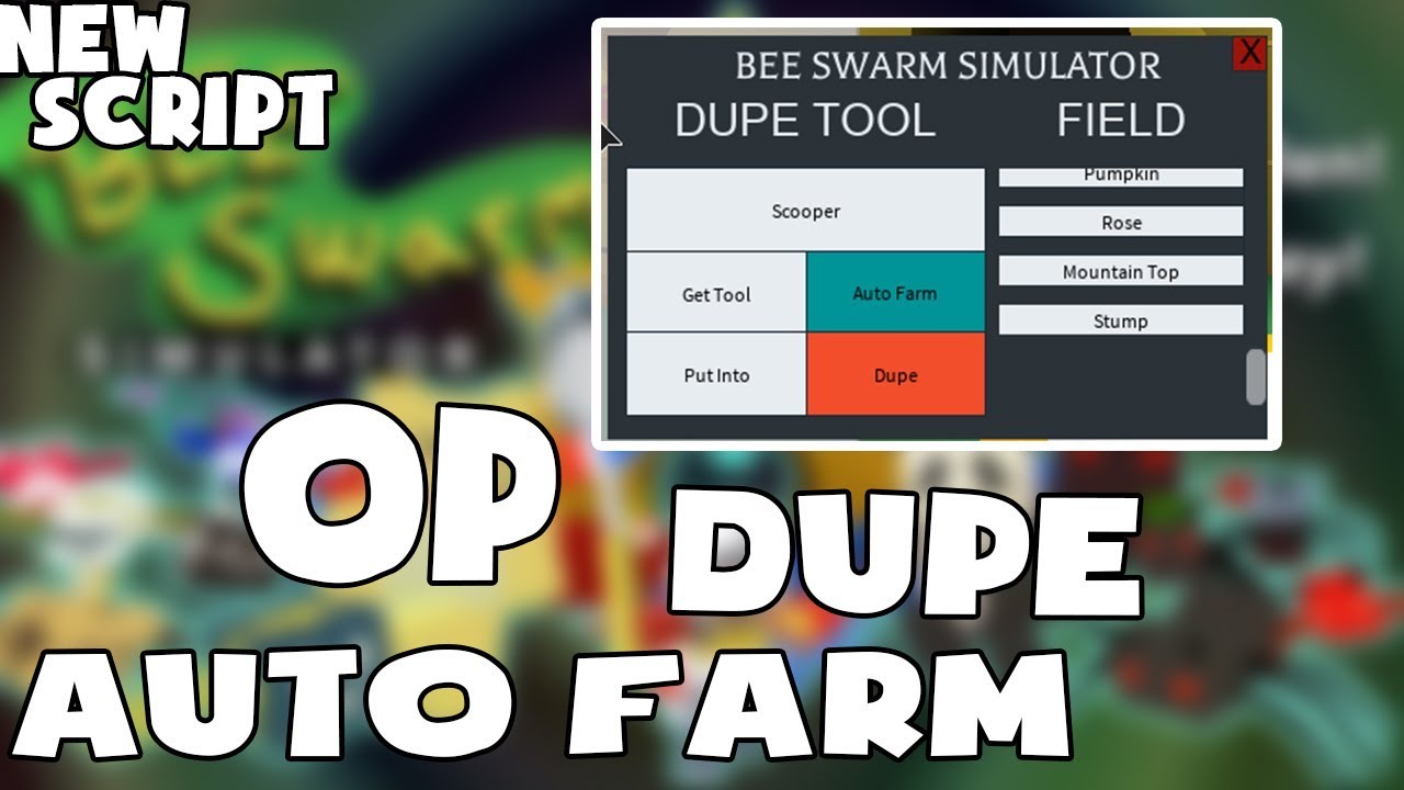 new roblox hack script dupe tool auto farm bee swarm