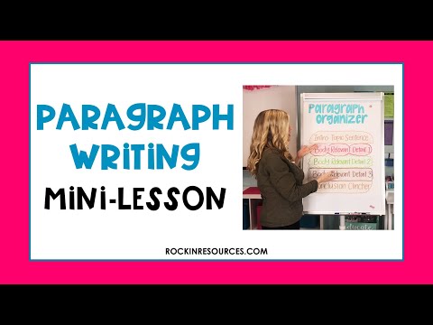 Paragraph Writing Mini-Lesson