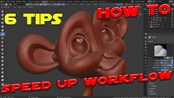 6 tips abaut how to speed up workflow Blender