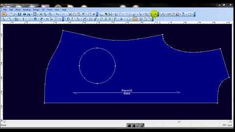 Optitex ND Hole Overcut tool, Use the Hole Overcut tool to cut a Closed internal contour