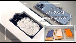 unboxing | Joyroom lens protector + UAG cases