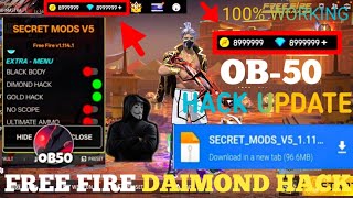 FREE FIRE DIAMOND 💎 HACK ||  UNLIMITED DIAMOND SCRIPT MOD APK 2025 || FREE FIRE NEW MOD MENU OB50 ||