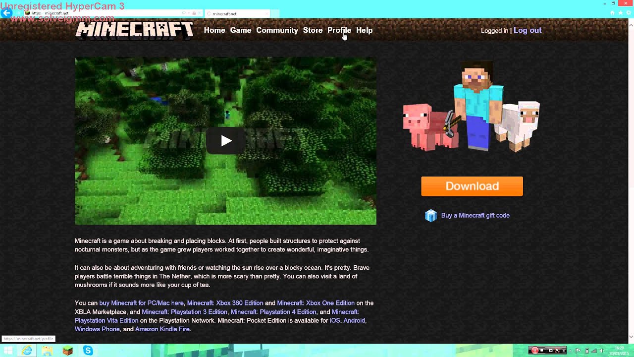 Hoe installeer je minecraft met redeem code kaart + hoe zet ik een skin