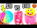 $20 VS $100 MYSTERY SLIME BOX! Which Is Worth It?!?